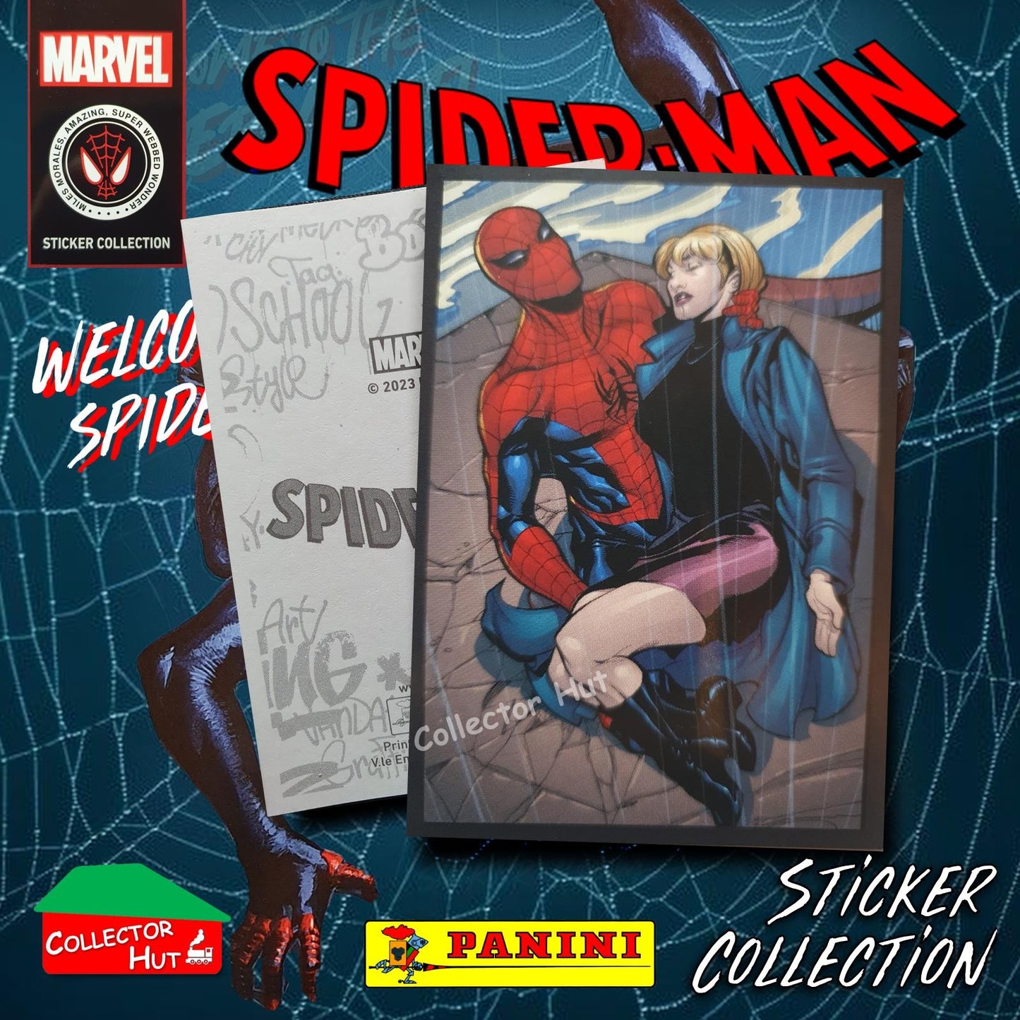 Panini Spider-Man Spider-Verse 2023 Collection Sticker Singles #1-163 & F1-30