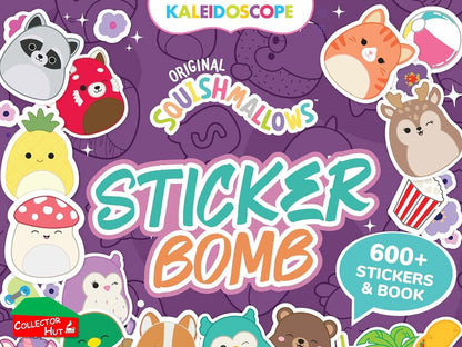 Original Squishmallows Sticker Bomb Activity Kit 600+ Stickers & Book Ages 6+