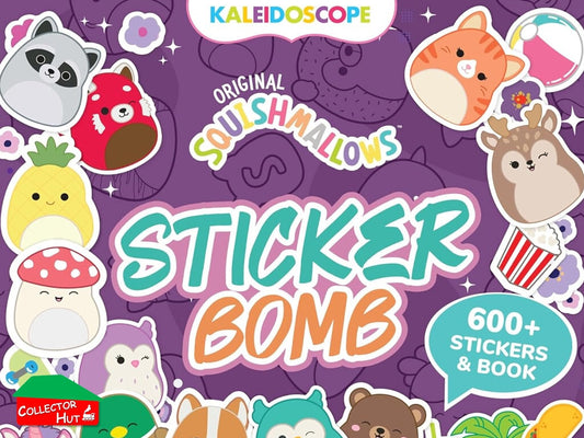 Original Squishmallows Sticker Bomb Activity Kit 600+ Stickers & Book Ages 6+