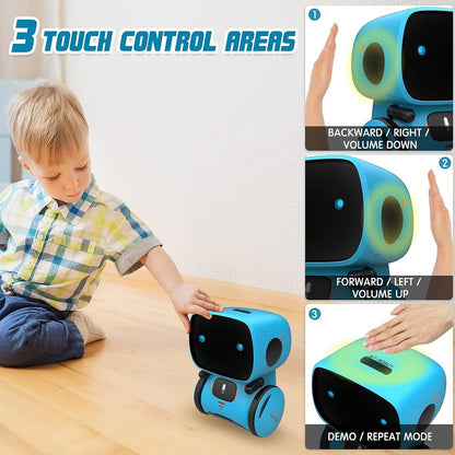 Interactive Smart Robot Kids Toy Voice & Touch Control Dancing Talking Pet Gift