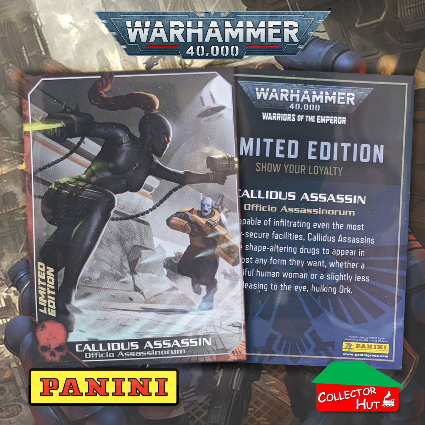 PANINI Warhammer 40,000 40k Warriors of the Emperor Trading Cards You Choose