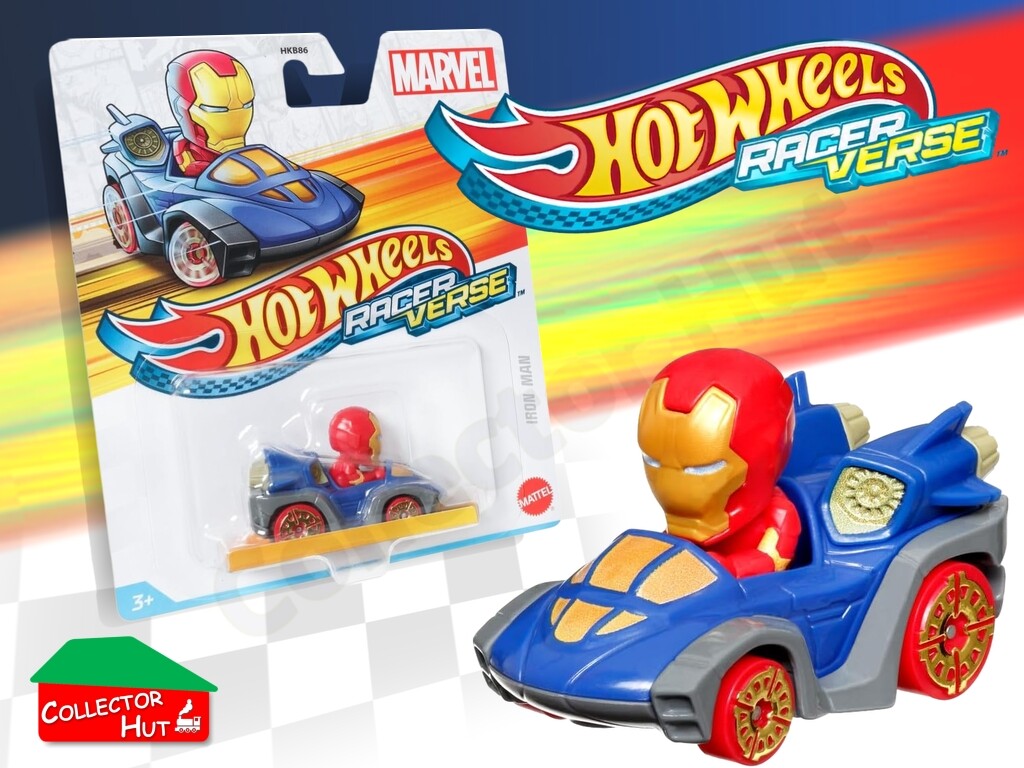 Hot Wheels RacerVerse Racer Verse Die Cast Character Race Cars