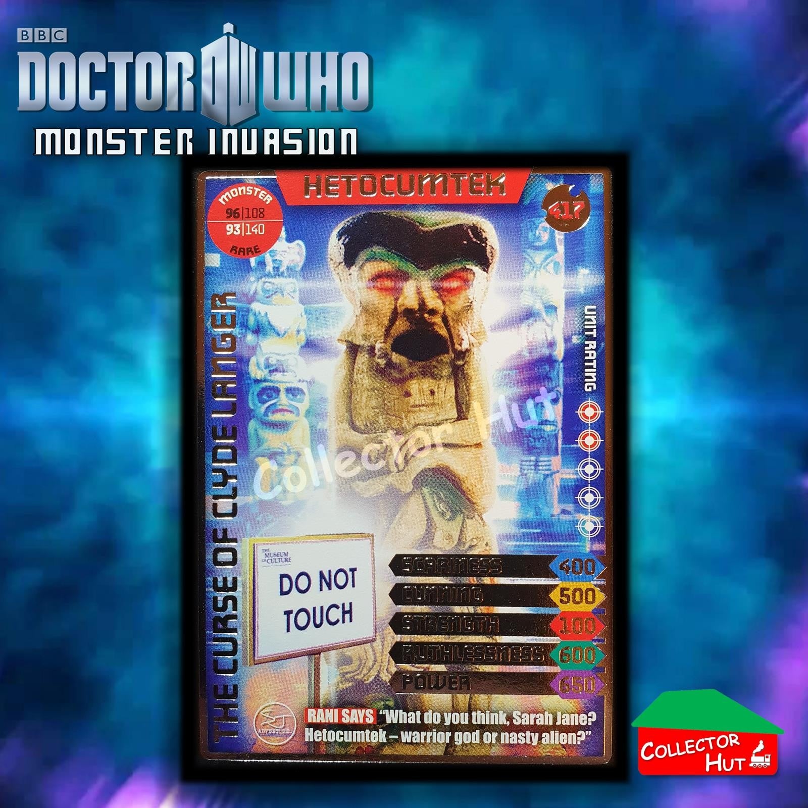 DOCTOR WHO Monster Invasion Trading Cards ULTIMATE 346-476 New Fresh & Sleeved