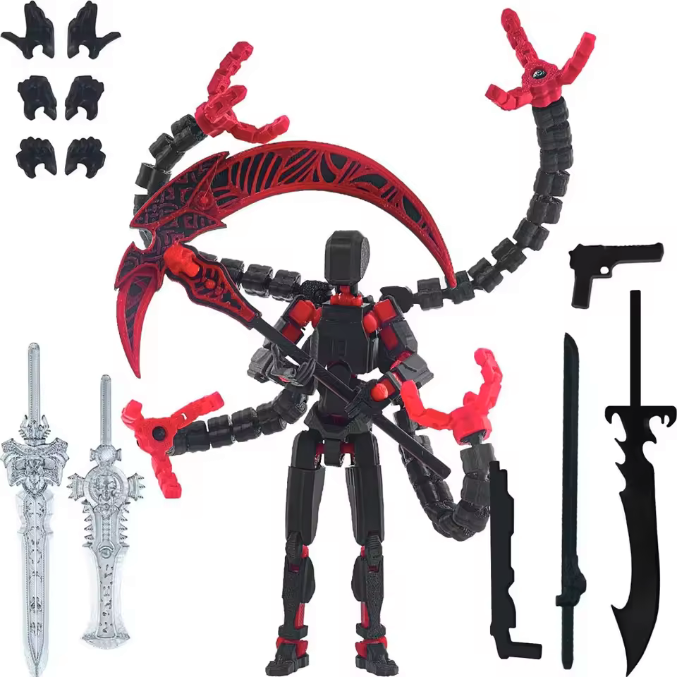Shapeshift Robots Constructable Posable Action Figures for Art & Build Play