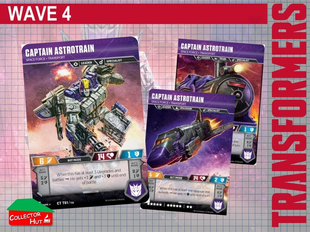 Transformers TCG CHARACTER Trading Cards All Waves