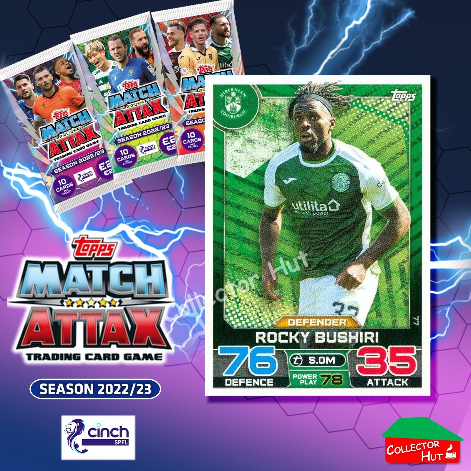 TOPPS MATCH ATTAX SPFL 2022/23 #1-162 Choose Your Card