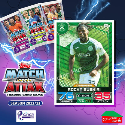 TOPPS MATCH ATTAX SPFL 2022/23 #1-162 Choose Your Card