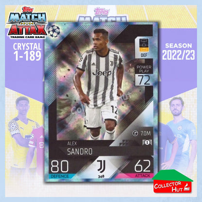 Topps Match Attax Europa Champions League 2022/23 Crystal Parallel Cards 190-387