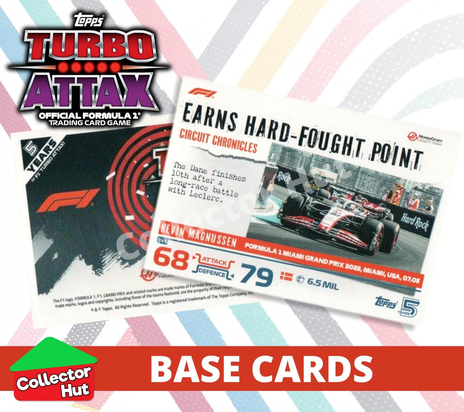 Topps Turbo Attax Formula 1 F1 2024 #1-166 Base Cards YOU CHOOSE