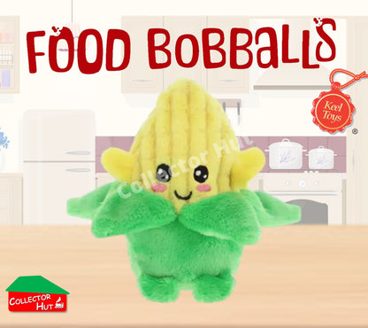 Food Bobballs Plush Toys Super Cute 8cm Collectible Characters from Keel