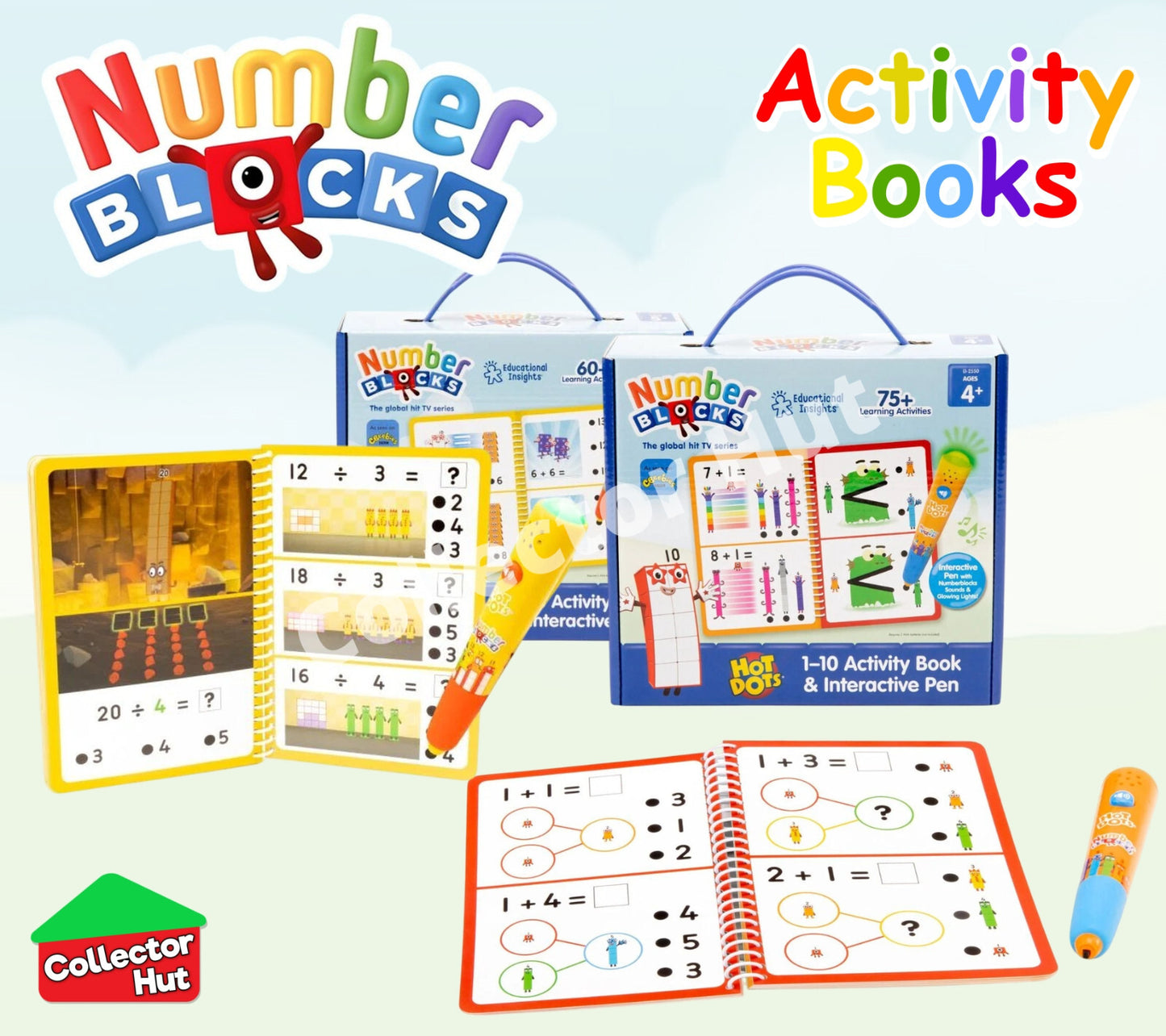 Numberblocks Activity Books 1 - 20
