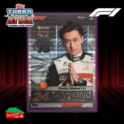 Topps Turbo Attax Formula 1 F1 2022 Limited Edition, 100 Club & Foil Cards