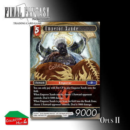 Final Fantasy Trading Card Game OPUS II 2 FOIL CARDS You Choose