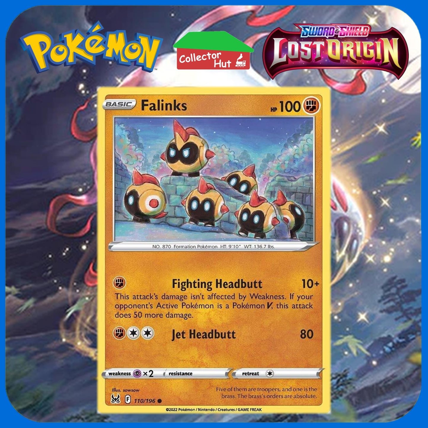 Pokémon Sword & Shield Lost Origin BASE Trading Cards FRESH MINT You Choose
