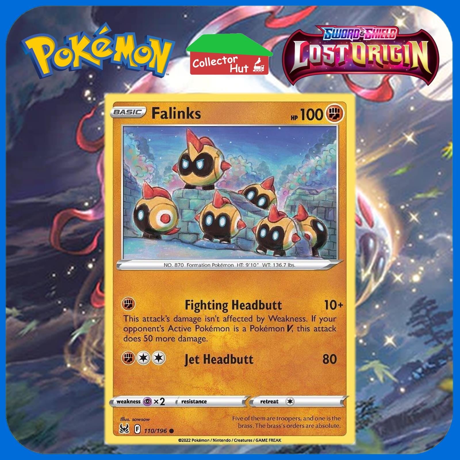 Pokémon Sword & Shield Lost Origin BASE Trading Cards FRESH MINT You Choose