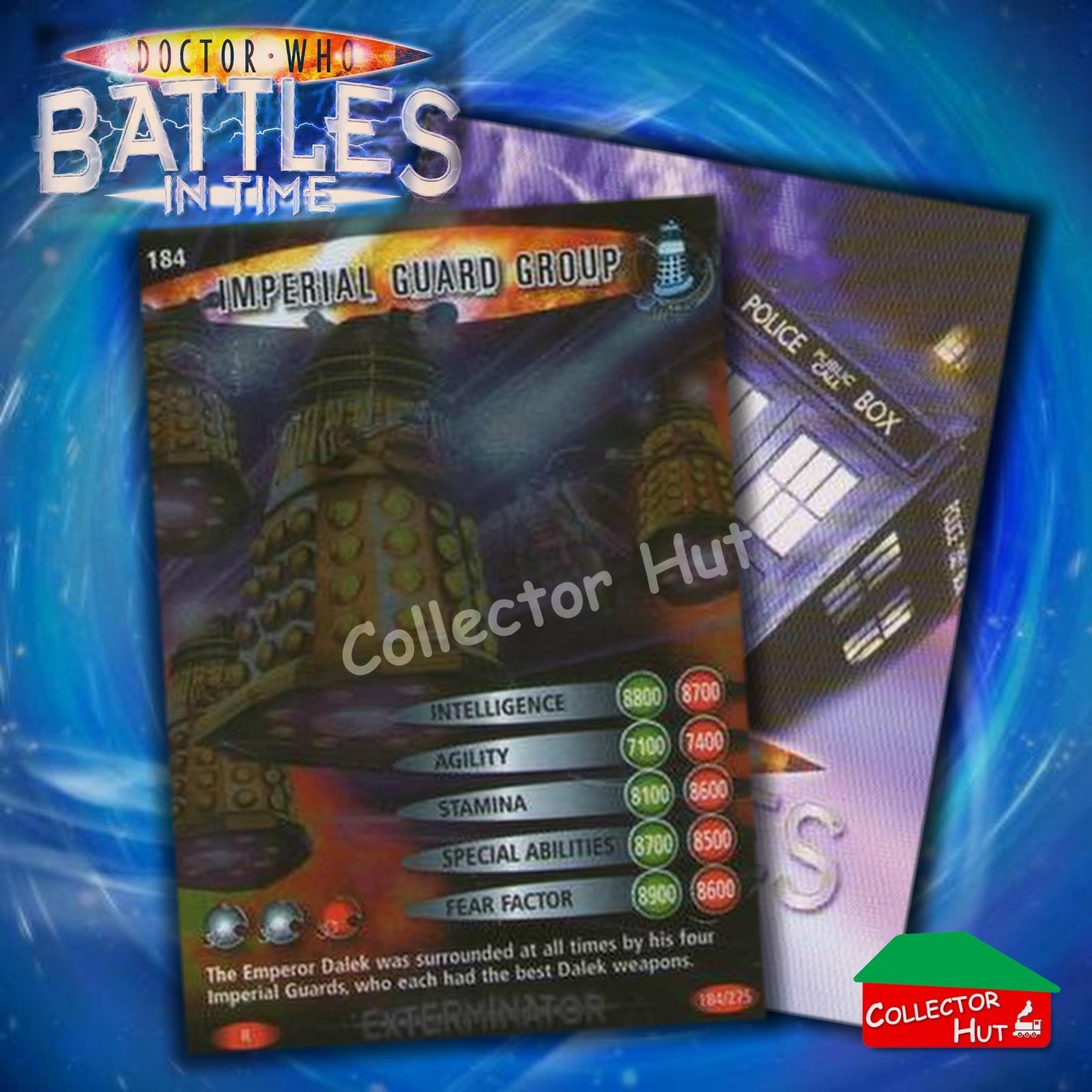 DOCTOR WHO Battles in Time #140-275 EXTERMINATOR RARE & COMMON Cards YOU CHOOSE