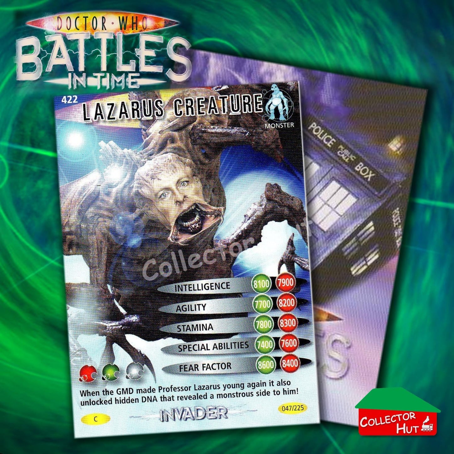 DOCTOR WHO Battles in Time #376-600 INVADER RARE & COMMON CARDS YOU CHOOSE