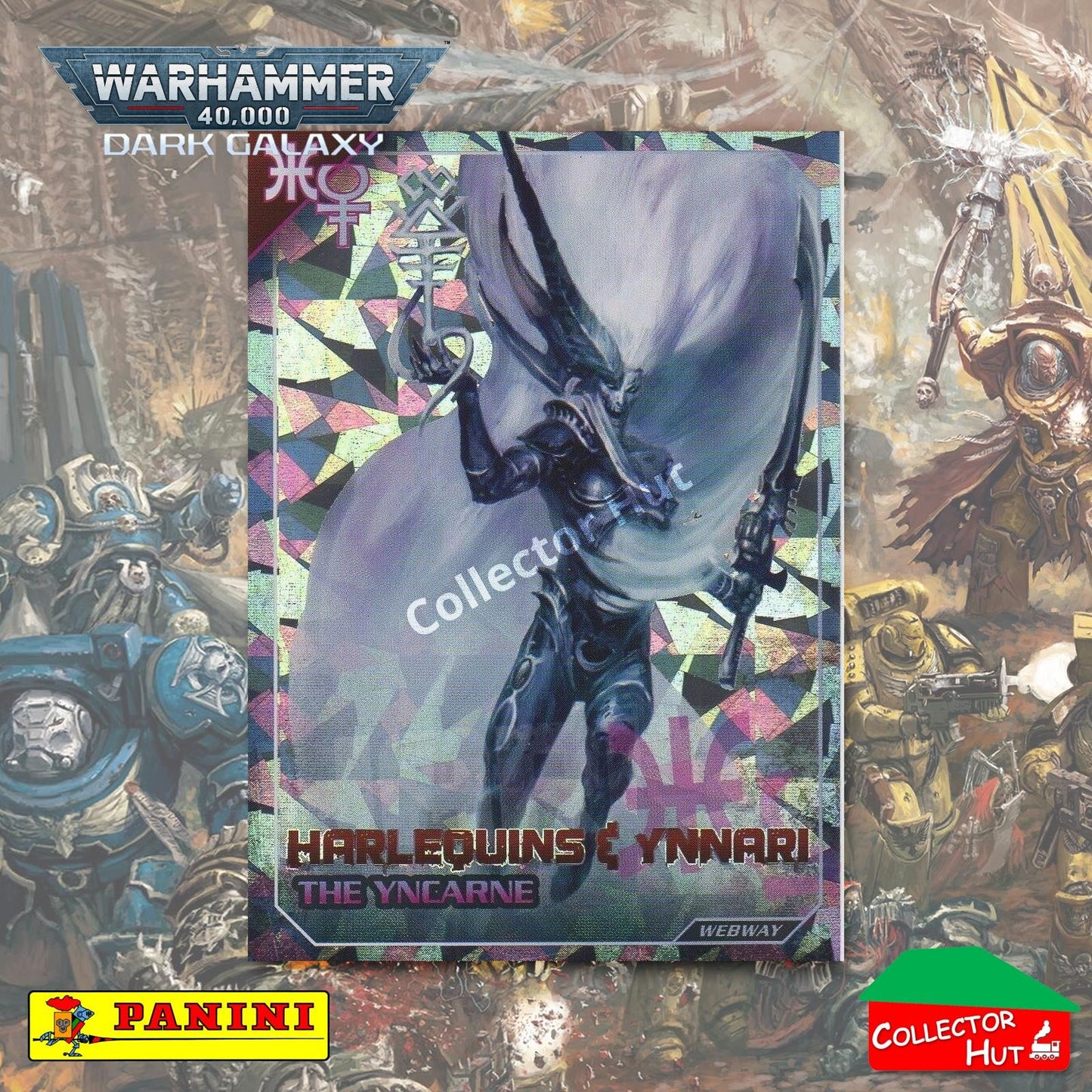 PANINI Warhammer 40,000 Dark Galaxy Webway Inferno Adamantium Limited FOIL Cards