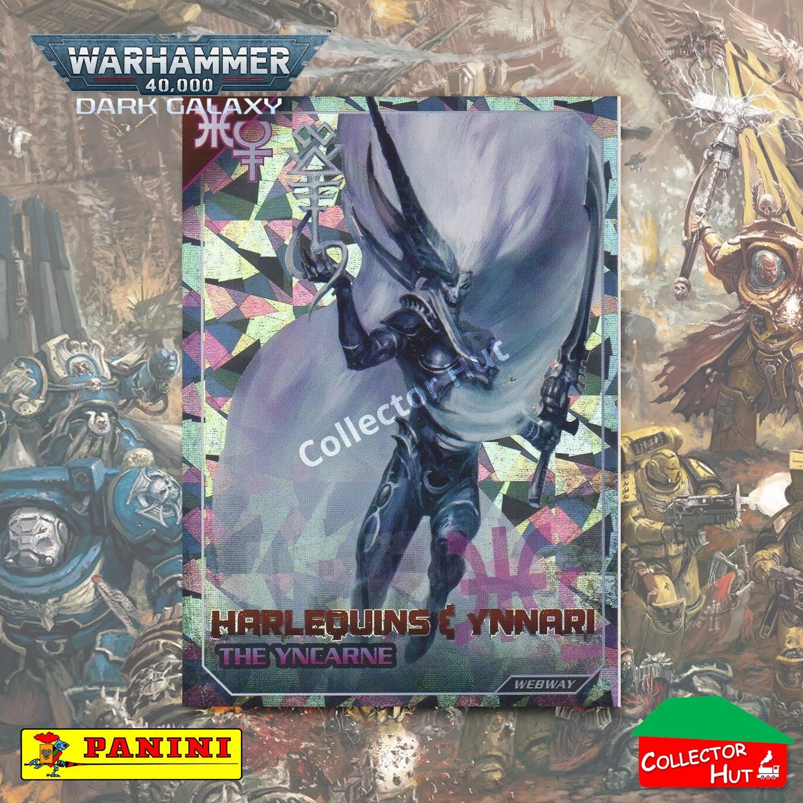 PANINI Warhammer 40,000 Dark Galaxy Webway Inferno Adamantium Limited FOIL Cards