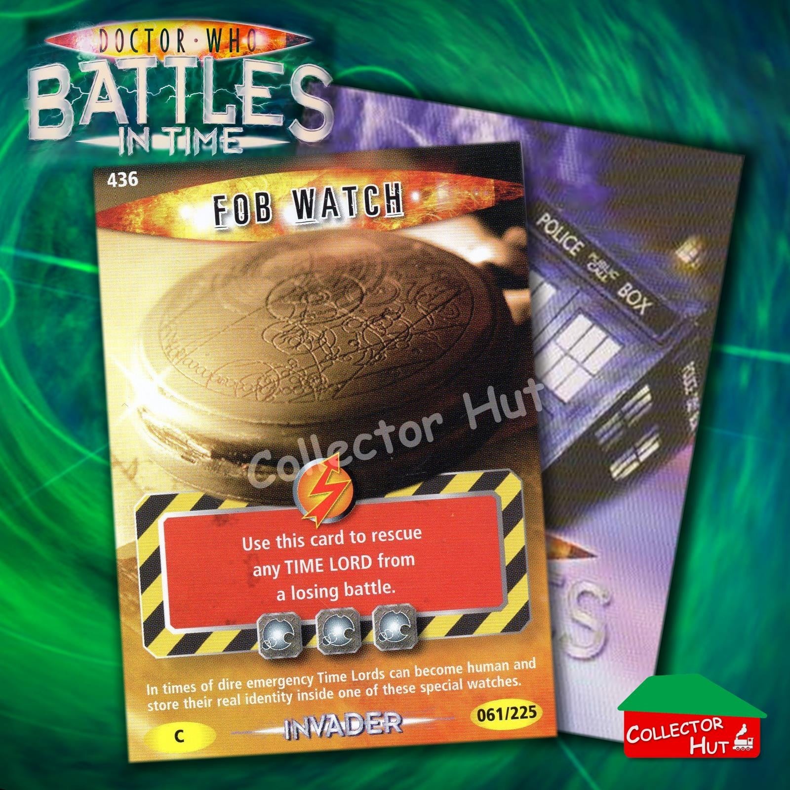 DOCTOR WHO Battles in Time #376-600 INVADER RARE & COMMON CARDS YOU CHOOSE
