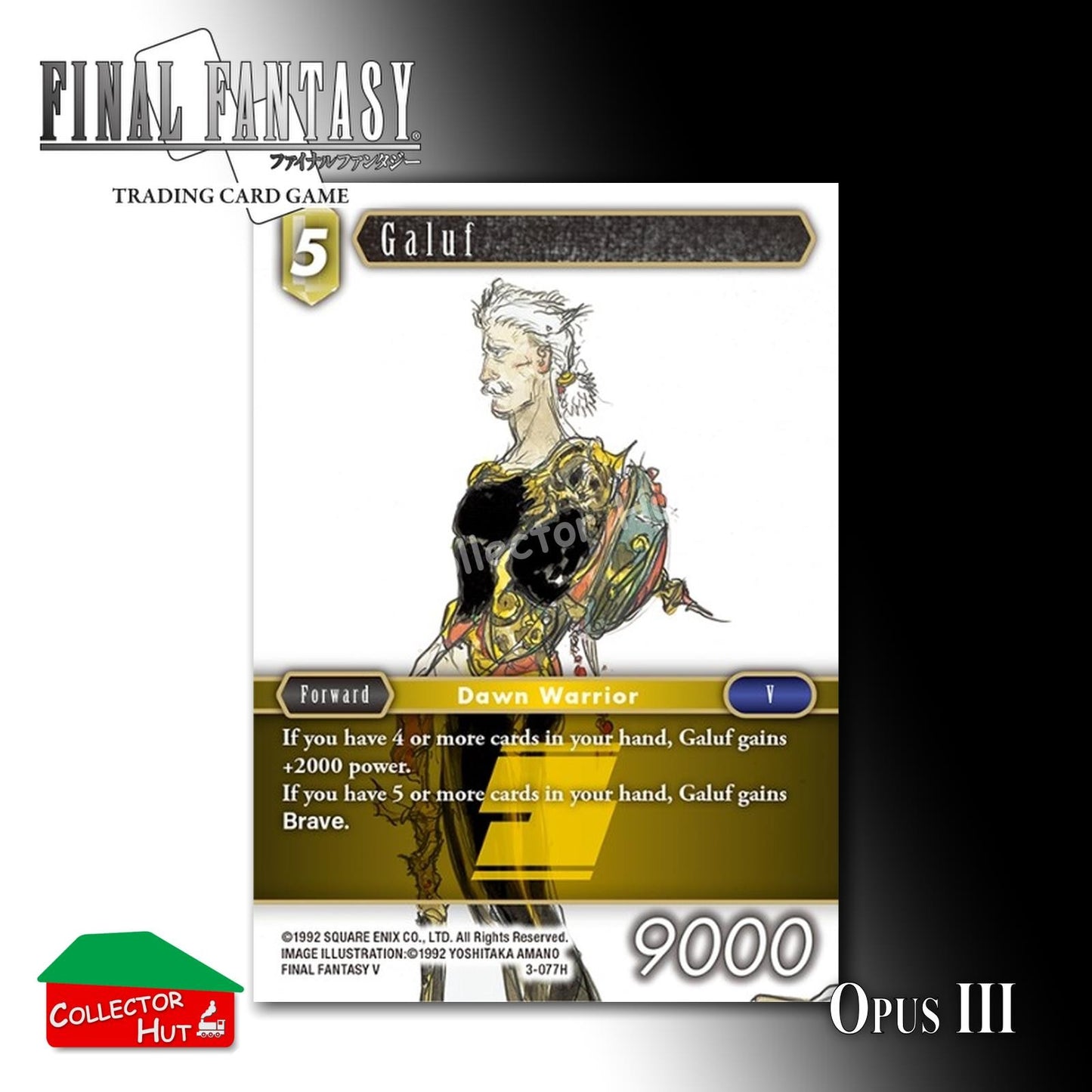 Final Fantasy Trading Card Game OPUS III 3 Singles You Choose