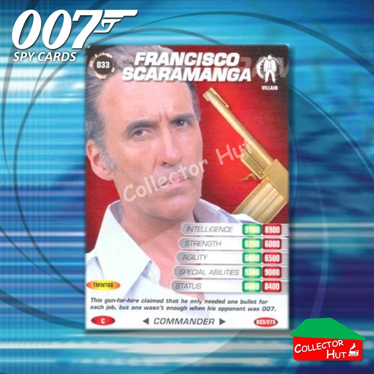 James Bond 007 Commander Spy Cards BASE COMMON YOU CHOOSE