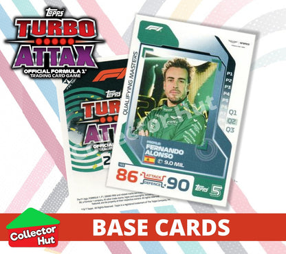 Topps Turbo Attax Formula 1 F1 2024 #1-166 Base Cards YOU CHOOSE