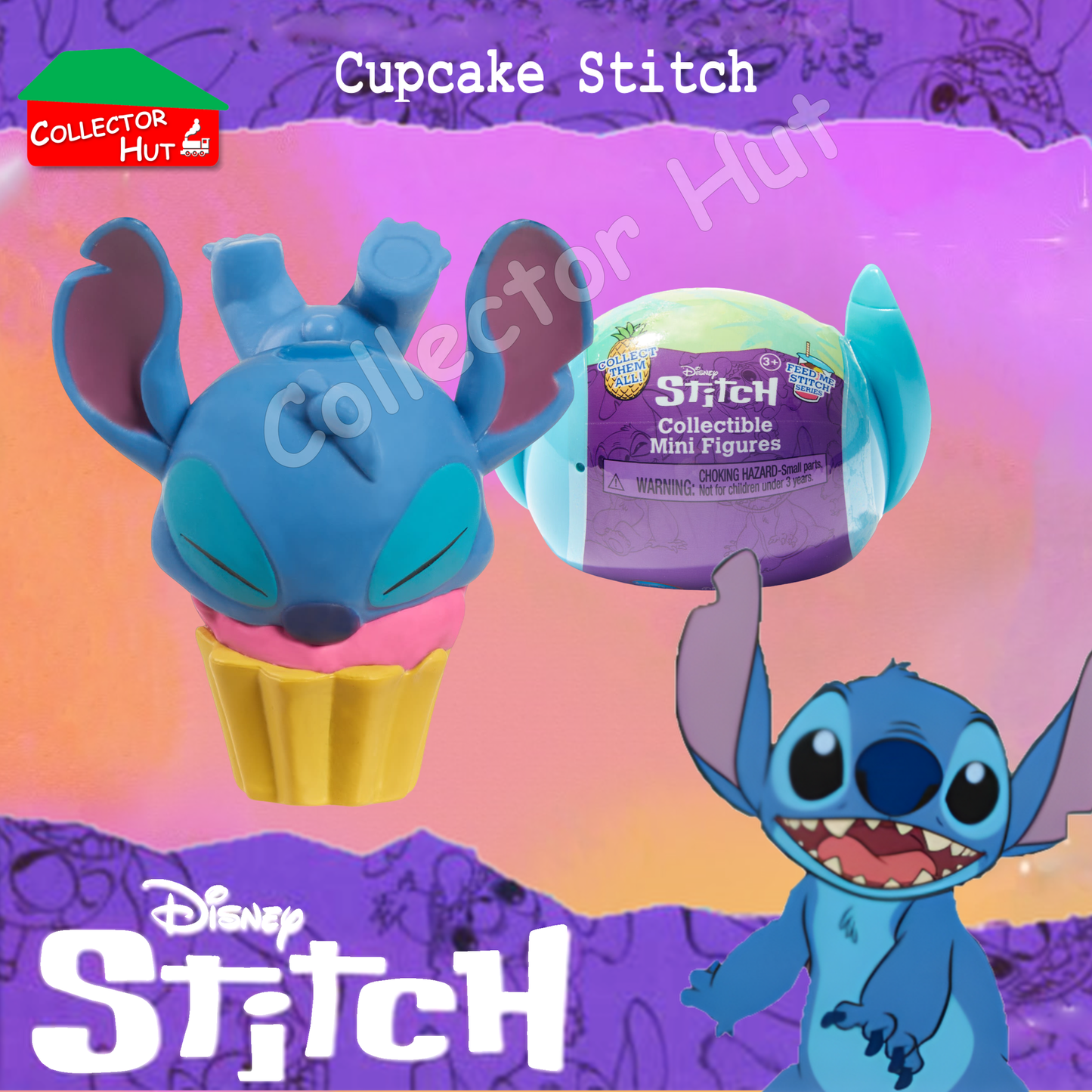 Disney Stitch Feed Me Blind Mini Figures Series 1 (Identified) New & Sealed