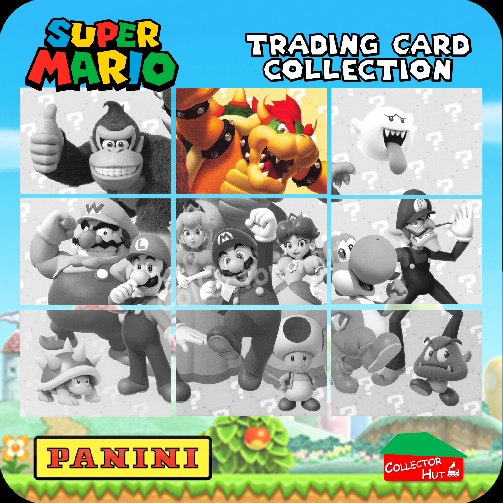 PANINI Super Mario PUZZLE & LIMITED EDITION Trading Cards Choose Your Card!