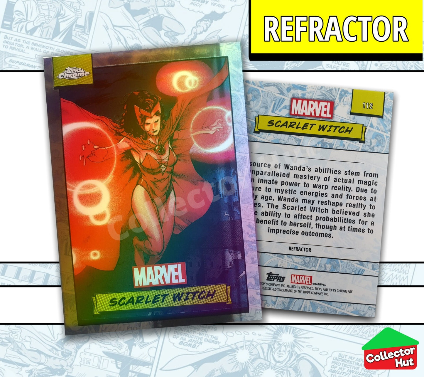Marvel Topps Chrome 2024 REFRACTOR Card Collection YOU CHOOSE