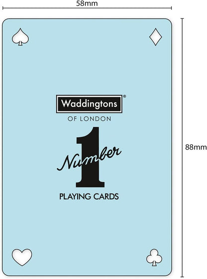 Waddingtons Novelty Playing Cards DC Marvel