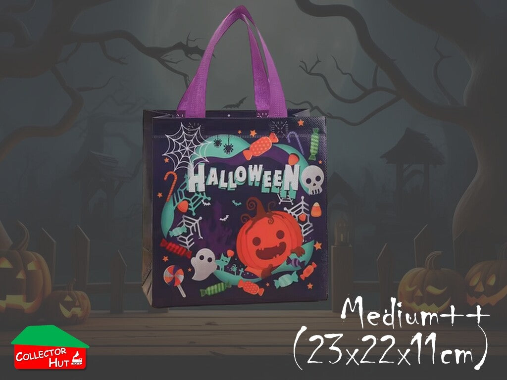 Halloween Novelty Tote Bags Trick or Treat Fabric Choose a Pattern