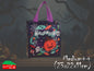 Halloween Novelty Tote Bags Trick or Treat Fabric Choose a Pattern