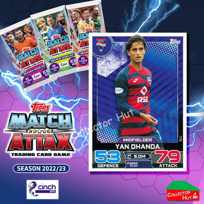 TOPPS MATCH ATTAX SPFL 2022/23 #163-264 Choose Your Card