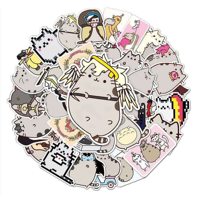 Awesome Stickers Novelty Anime Cartoon Animals Artistic 100's to Choose From