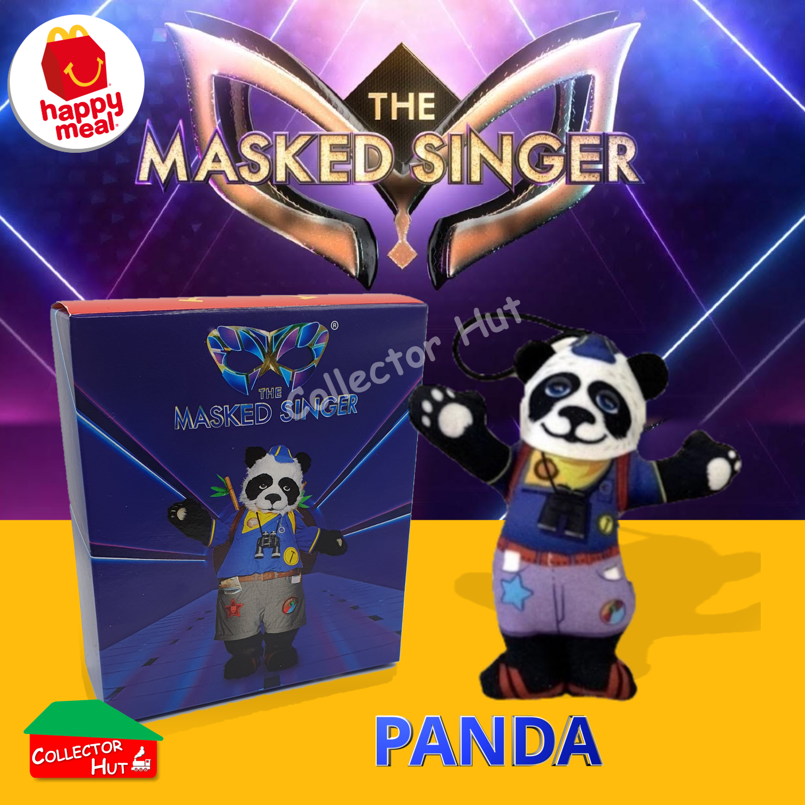 McDonalds Happy Meal The Masked Singer Plush Toys BOXED NEW