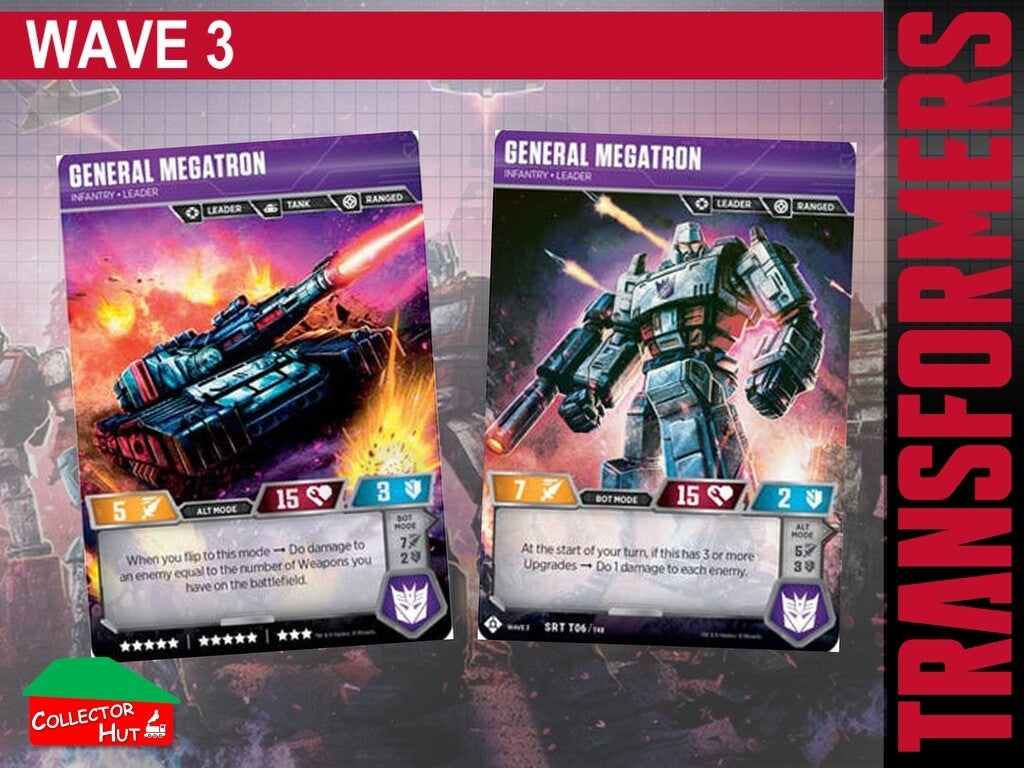 Transformers TCG CHARACTER Trading Cards All Waves
