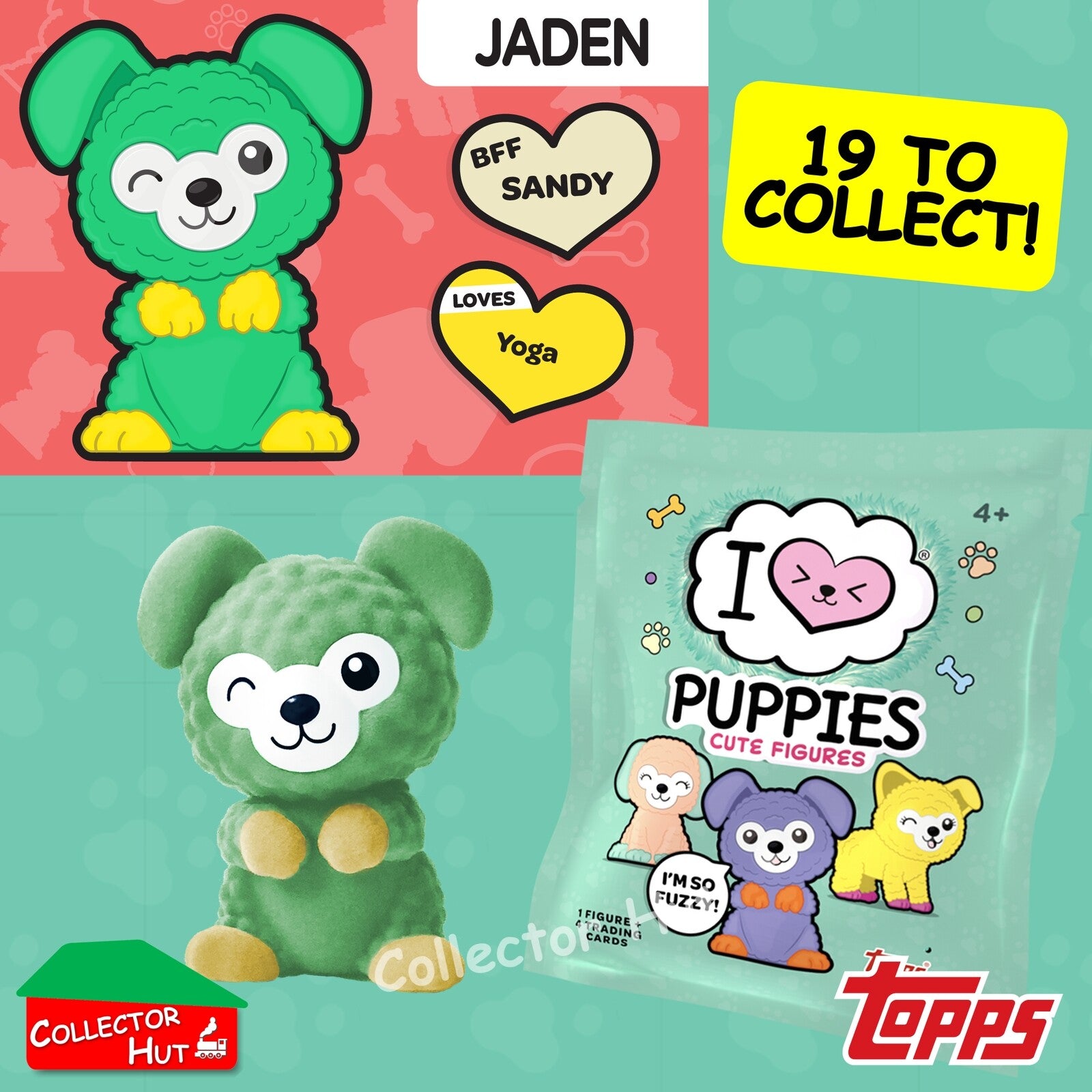 Topps I Love Puppies Cute Blind Bag Mini Figures IDENTIFIED
