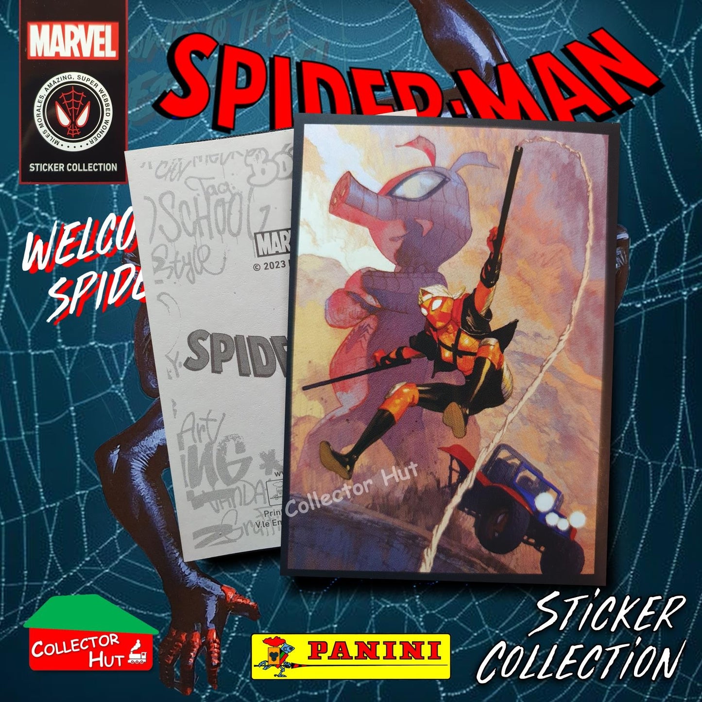 Panini Spider-Man Spider-Verse 2023 Collection Sticker Singles #1-163 & F1-30