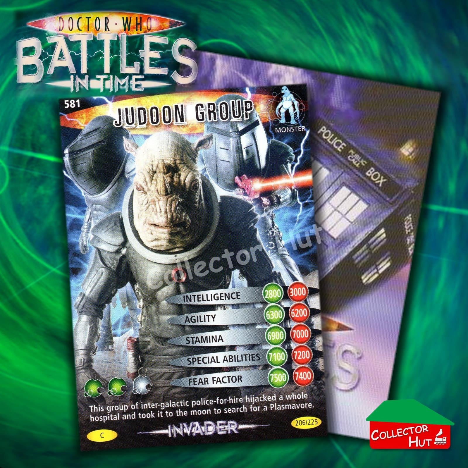 DOCTOR WHO Battles in Time #376-600 INVADER RARE & COMMON CARDS YOU CHOOSE
