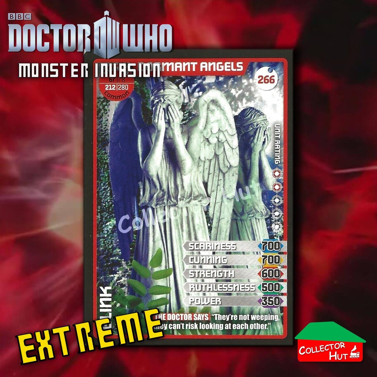 DOCTOR WHO Monster Invasion EXTREME Cards 166-344 New Fresh & Sleeved YOU CHOOSE