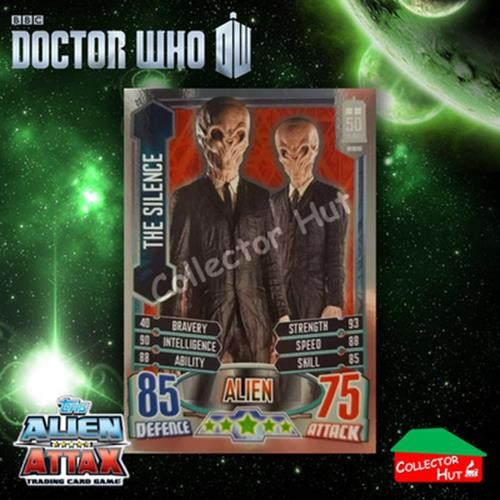 Topps Dr Who Alien Attax 50th Anniversary Edition RARE Limited & Companion Cards
