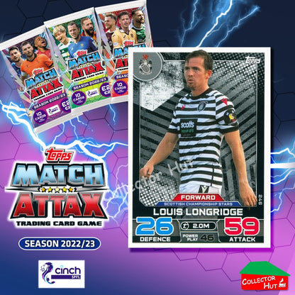 TOPPS MATCH ATTAX SPFL 2022/23 #163-264 Choose Your Card