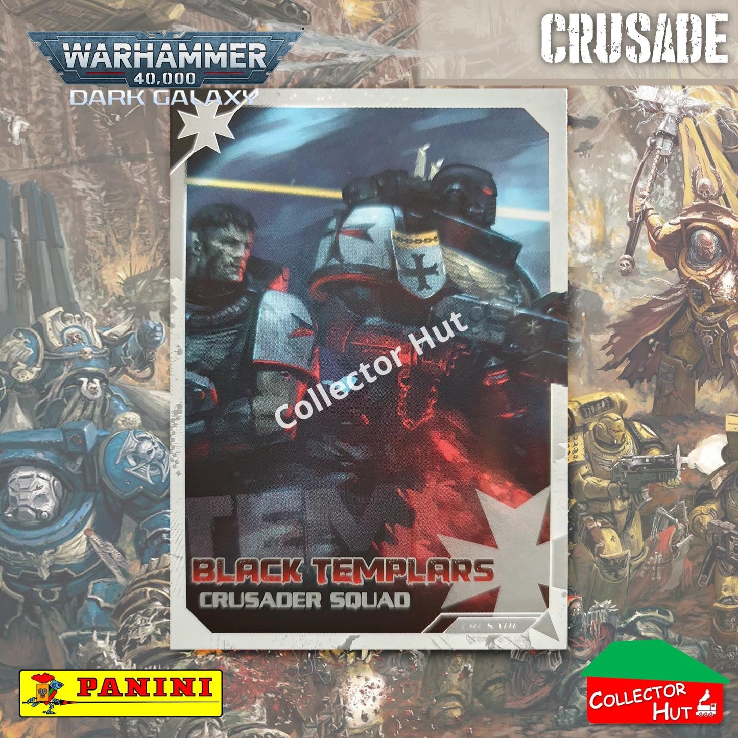 PANINI Warhammer 40,000 Dark Galaxy Parallel Trading Card Crusade Vanguard Purge