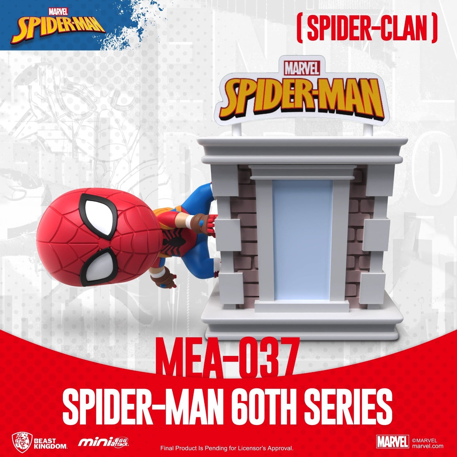 Spider-Man Tower Series Hero Box 60th Anniversary Mini Egg Attack Tower Figures