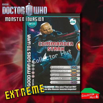 DOCTOR WHO Monster Invasion EXTREME Cards 166-344 New Fresh & Sleeved YOU CHOOSE