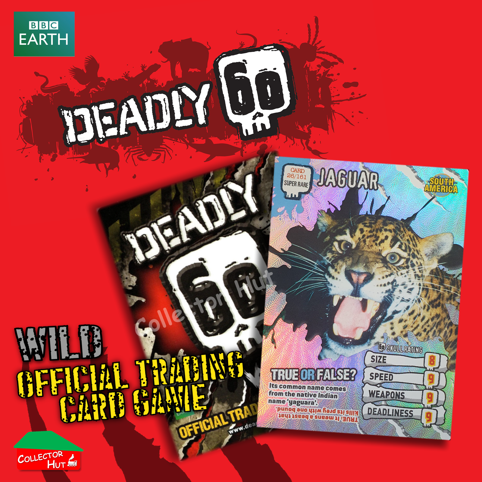 CBBC Deadly 60 Season 1, 2 & Wild FOIL RARE LIMITED Trading Cards