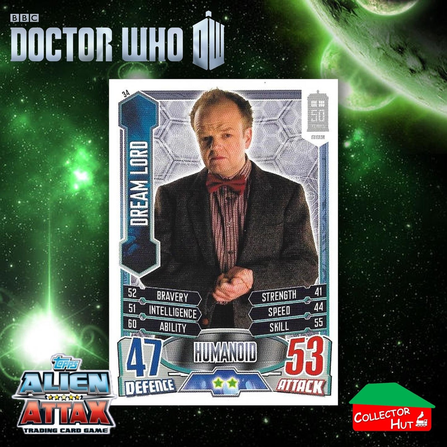 Topps Doctor Who Alien Attax 50th Anniversary Edition Companion Timeless Cards