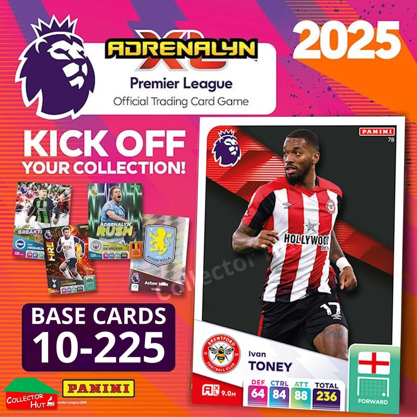 Panini Adrenalyn XL Premier League 2025 2024/25 Base & Foils #10-225