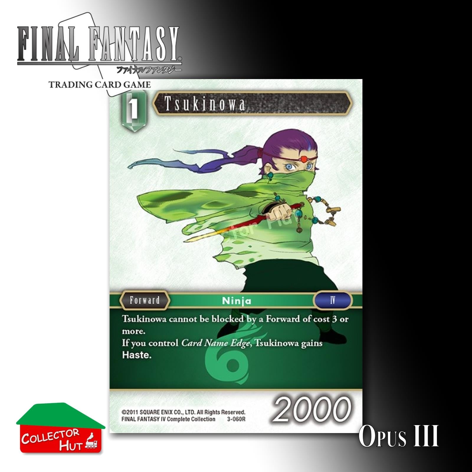 Final Fantasy Trading Card Game OPUS III 3 Singles You Choose
